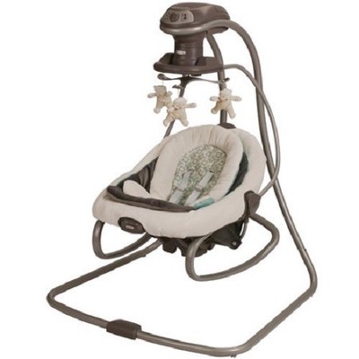 nursery rocker with bassinet